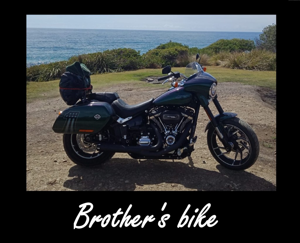 Photograph of a Harley-Davidson motorcycle