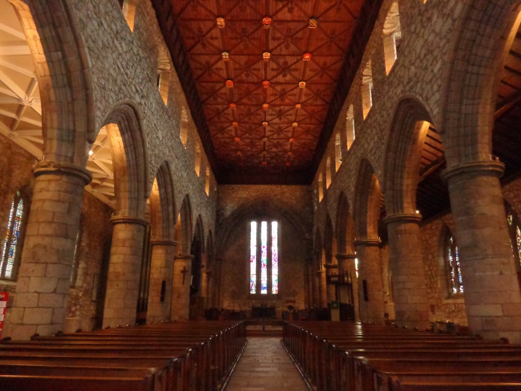 Photo of the inside of St Machar's Cathedral in Aberdeen