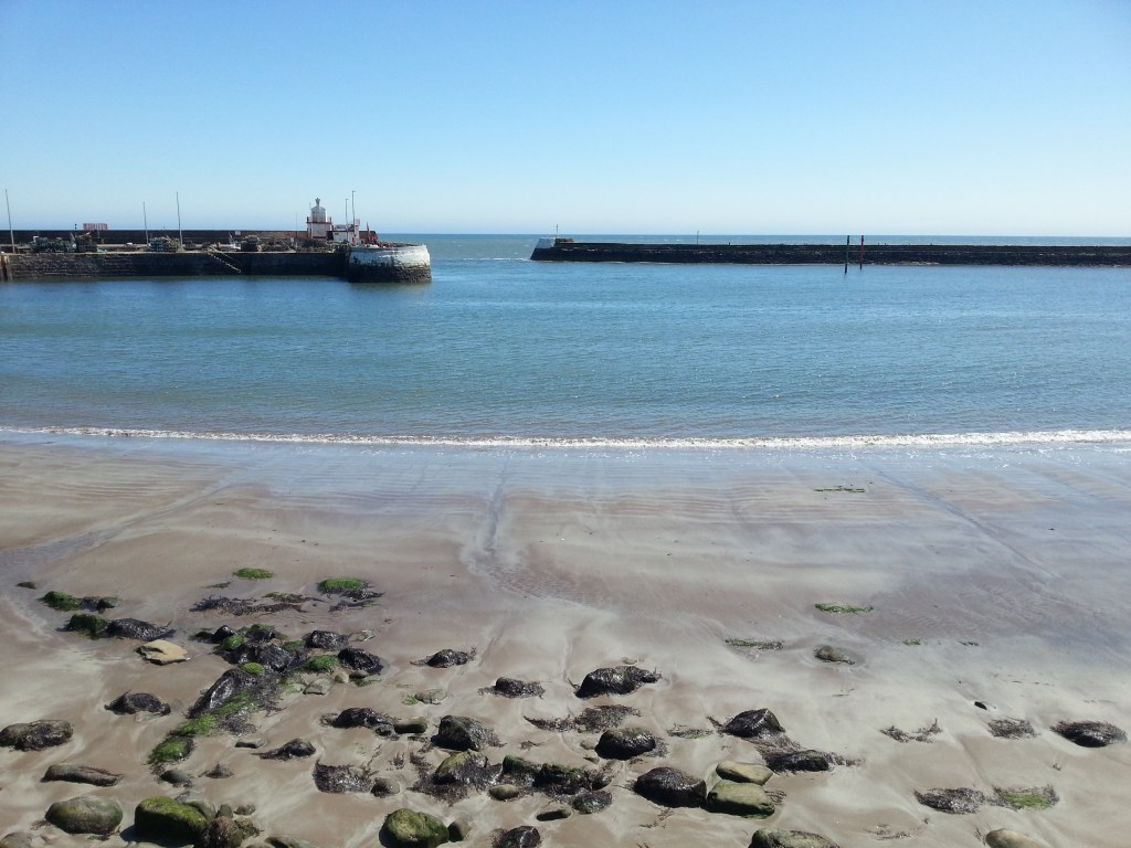 Photo of the sea view from near the Signal Tower Museum in Arbroath