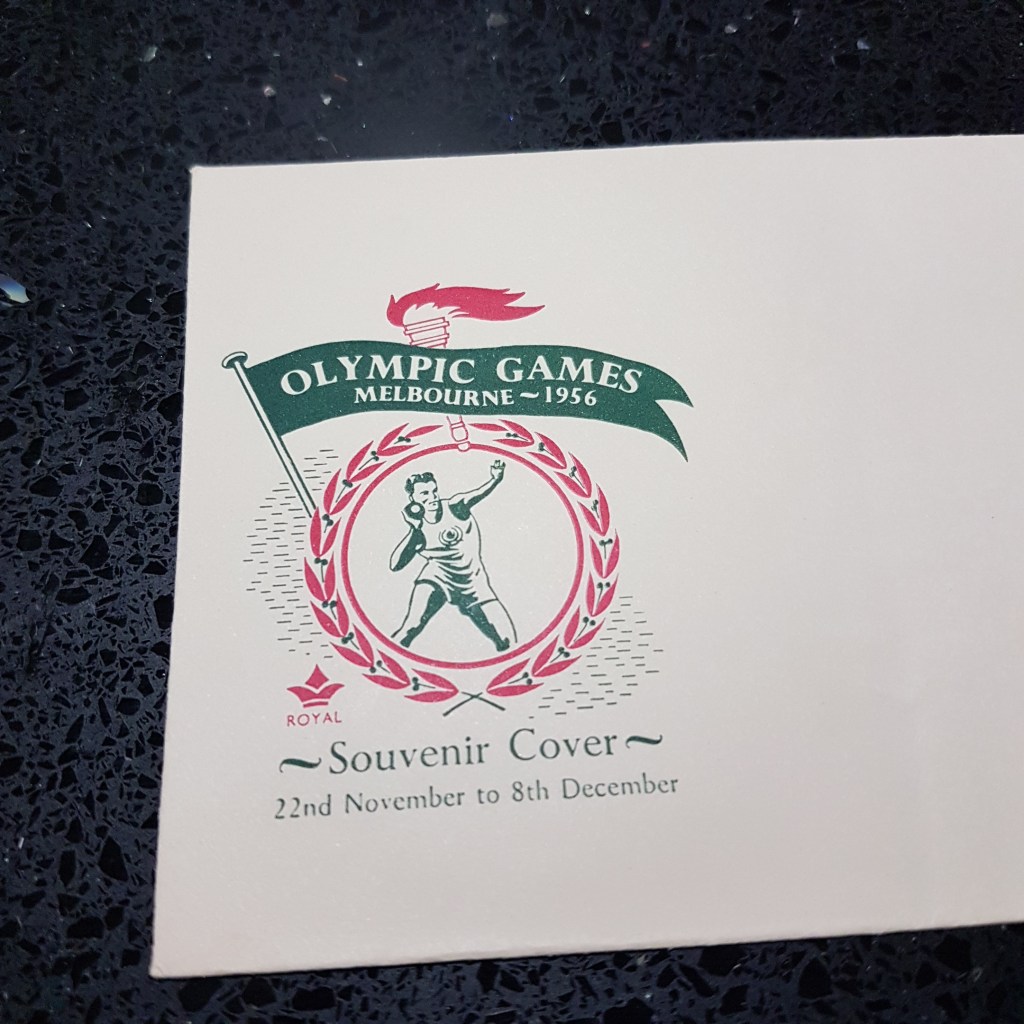 First day cover 1956 Melbourne Olympics