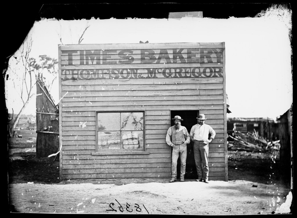 Photograph of the Times Bakery in Gulgong 1872